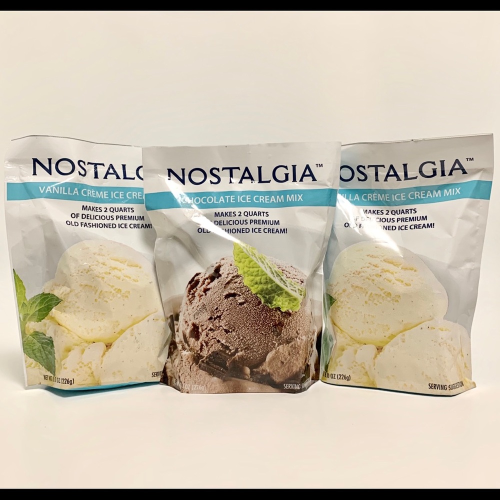 Nostalgia Gourmet Old Fashioned Ice Cream Mix 3 PK